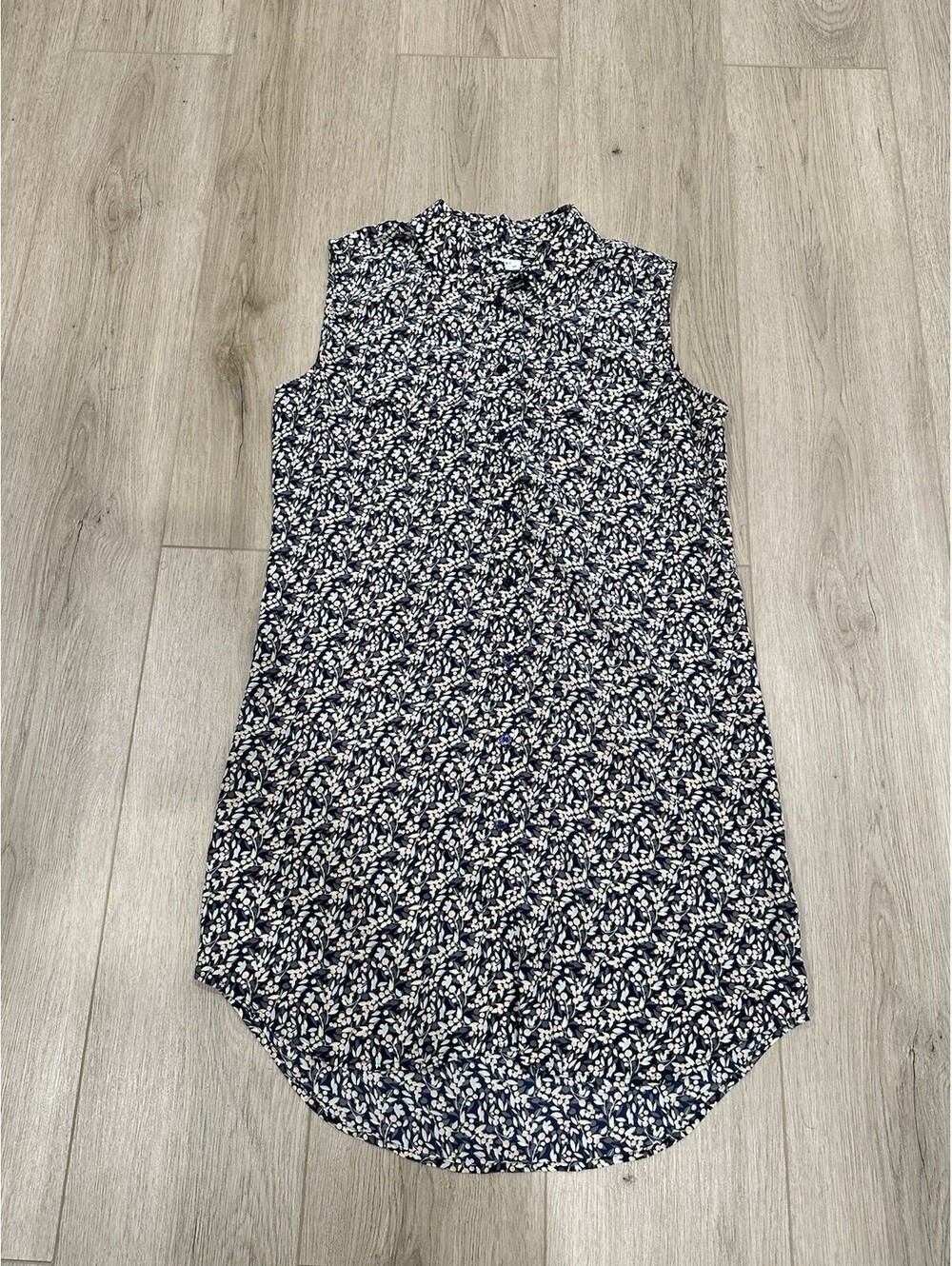 Equipment Signature Slim Sleeveless Shirt Dress Size Small